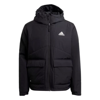 Image of adidas BSC Sturdy Hooded Jacket Mens - Black