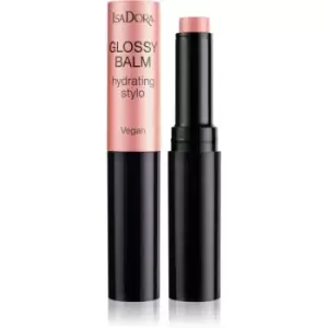 Image of IsaDora Glossy Balm Hydrating Stylo tinted moisturising lip balm shade 41 Pink Silk 1,6 g