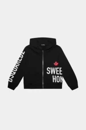 Image of DSQUARED2 Kids Sweatshirt Black Size 6 100% Cotton