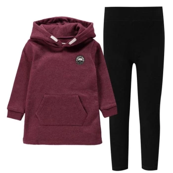 Image of SoulCal Signature Dress Set Junior Girls - Amaranth Marl