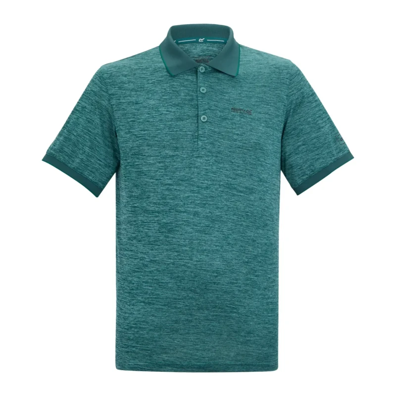 Image of Regatta Mens Remex Active Polo Shirt in Mint Size: Medium Mint Male M