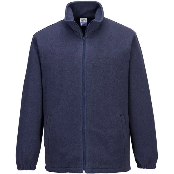Image of Portwest Anti Static ESD Fleece AS26NARM Colour: Navy