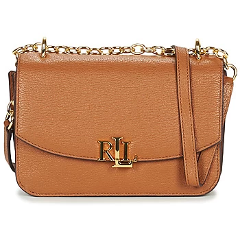 Image of Lauren Ralph Lauren ELMSWOOD MADISON CROSSBODY MEDIUM womens Shoulder Bag in Brown - Sizes One size