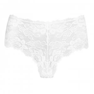 Image of Figleaves Millie Lace Short - White