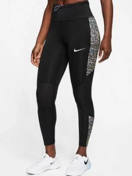 Image of Nike Running Icon Clash Fast Legging - Black