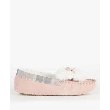 Image of Barbour Darcie Slippers - Pink Suede