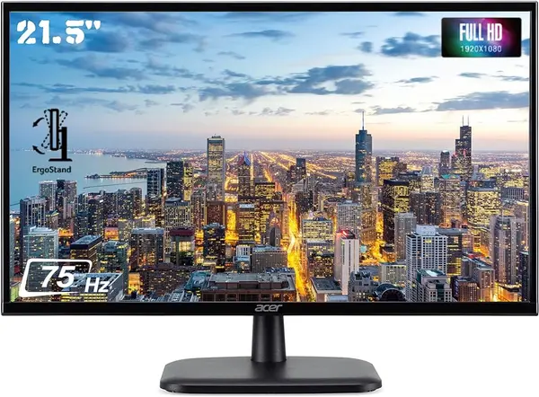 Image of Acer 21.5" KA222QB Full HD IPS Panel FreeSync Monitor