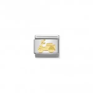 Image of Nomination Composable Classic Tech 18K Gold Vespa Link 030108/06