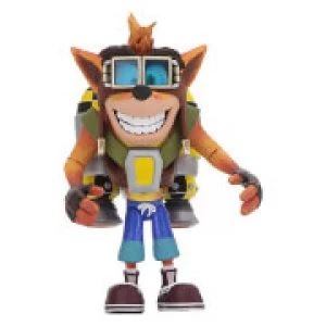 Image of NECA Crash Bandicoot - 7 Action Figure - Deluxe Jetpack Crash