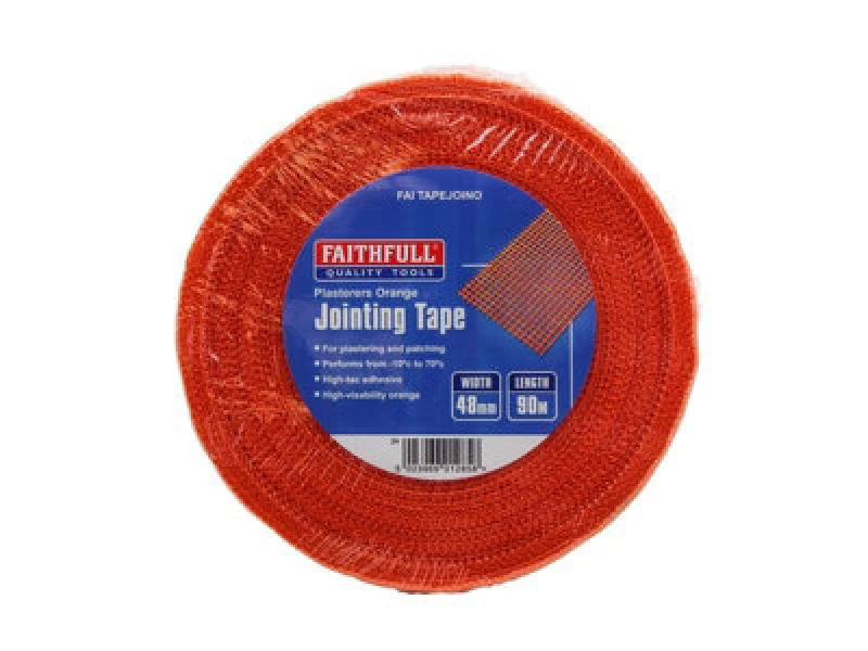 Image of Faithfull Plasterers Joint Tape FAITAPEJOINO Colour: Orange