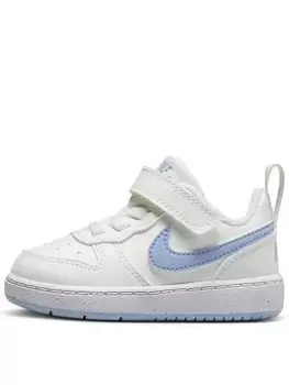 Image of Nike Toddler Court Borough Low Recraft Trainers, White, Size 8.5 Younger