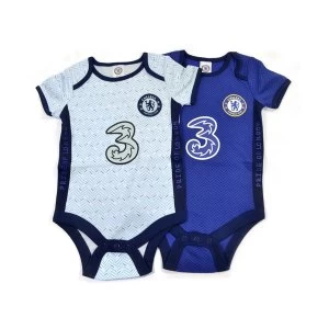 Image of Chelsea Two Pack Body Suit Home and Away 3-6 Months