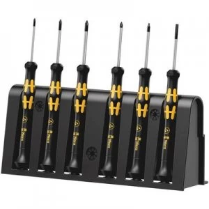 Image of Wera 1550/6 ESD Screwdriver set 6 Piece Slot, Phillips, TORX Plus, Microstix