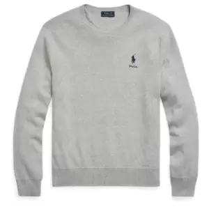 Image of POLO RALPH LAUREN Polo Player Logo Knit Jumper - Grey
