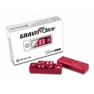 Image of Ultra Pro D6 Crimson 2 Dice Set Gravity Dice