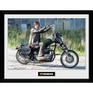 Image of The Walking Dead Daryl Bike Collector Print