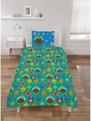 Image of Hey Duggee Hey Duggee Festive Fun Christmas Single Duvet Set