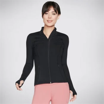 Image of Skechers Go Flex Mesh Jacket Ladies - BLACK