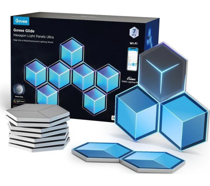 Image of GOVEE Glide H606AB81 Hexagon Light Panel - Pack of 7 6974316998655