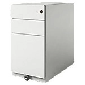 Image of Bisley Desk High Pedestal Note White 300 x 567 x 567mm
