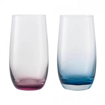 Image of Denby Colours Large Tumblers (Pink / Blue) Set of 2