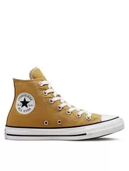 Image of Converse Chuck Taylor All Star Seasonal Colour Canvas Hi - Orange, Size 7, Men