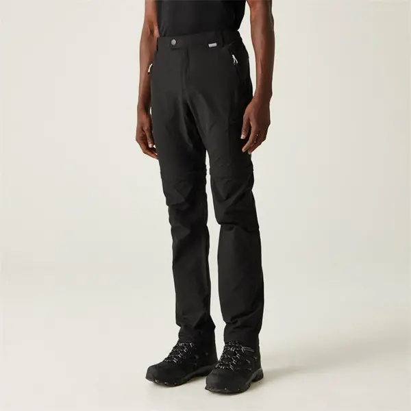 Image of Regatta Highton Zip Off Trousers - Black 40