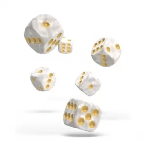 Image of Oakie Doakie Dice D6( Marble White)