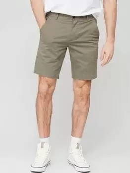 Image of Farah Hawk Chino Shorts - Green, Size 38, Men