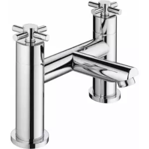 Image of Bristan Decade Bath Filler Tap Pillar Mounted - Chrome