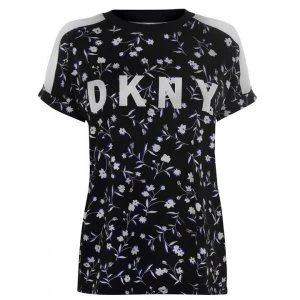 Image of DKNY Print Relax T Shirt - Black