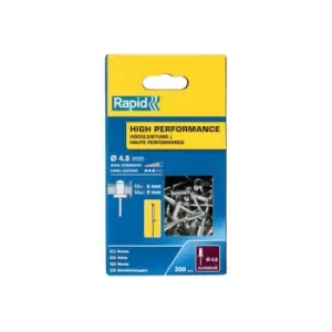 Image of 5001436 High Performance Rivets 4.8 x 12mm (Box 300) RPD5001436 - Rapid