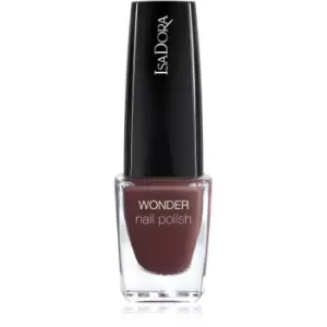Image of IsaDora Wonder Nail Polish Quick - Drying Nail Polish Shade 423 Downtown Brown 6 ml