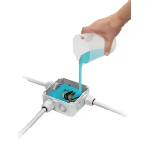 Image of Raytech Techno Gel Gum Potting Compound Light Blue IPX8