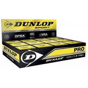 Image of Dunlop Pro Squash Balls 1 Ball Box 12