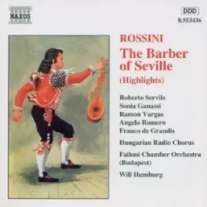 Image of The Barber of Seville Highlights by Gioachino Rossini CD Album