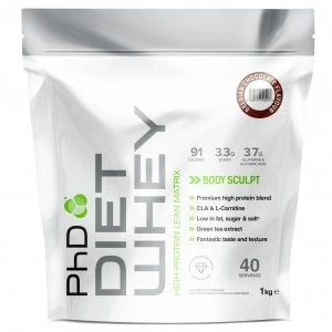 Image of PHD Nutrition Diet Whey Belgian Chocolate Sachet 1kg