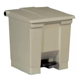 Image of Rubbermaid Industrial pedal bin, capacity 30 l, beige