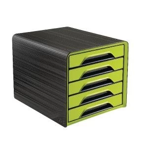 Image of CEP Smoove 5 Drawer Module BlackGreen Made from 100 recyclable