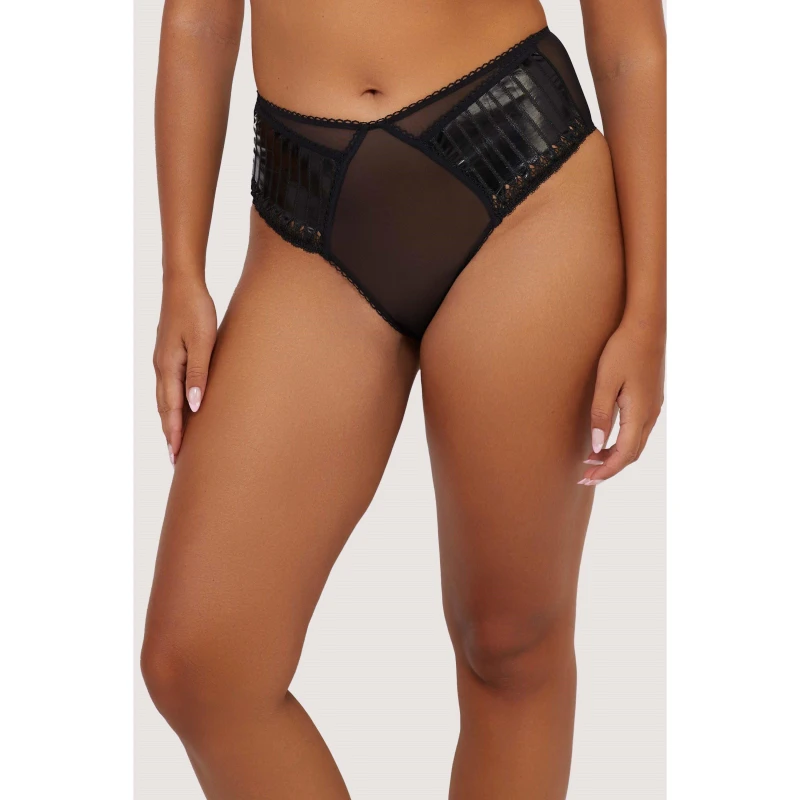 Image of Playful Promises Jacinda Embroidered Brief Black female 20