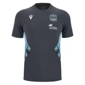 Image of Macron Glasgow Warriors 23/24 Rugby Training Tee - Grey