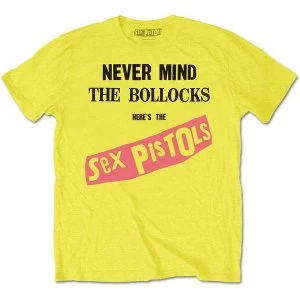 Image of The Sex Pistols - NMTB Original Album Unisex X-Large T-Shirt - Yellow