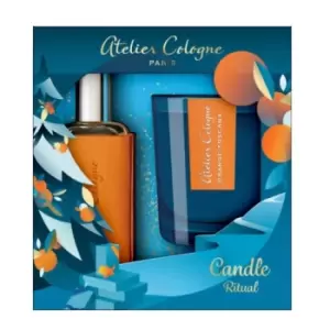Image of Atelier Cologne Orange Sanguine Gift Set 30ml Cologne Absolue + 70g Candle