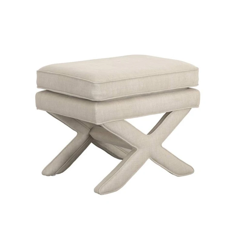 Image of Blythe Linen Accent Stool