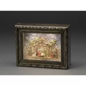 Image of Konstsmide - Battery Operated Lantern Frame Nativity 4358-000