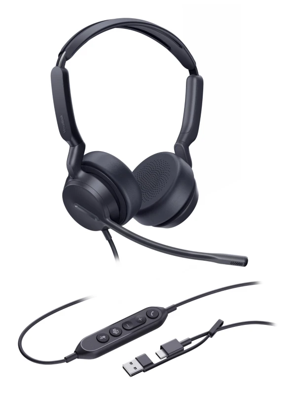 Image of Yealink UH42 Dual Teams USB-C/A Headset