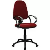 Image of Nautilus Designs Office Chair Bcf/I300/Rd/A Fabric Red Black