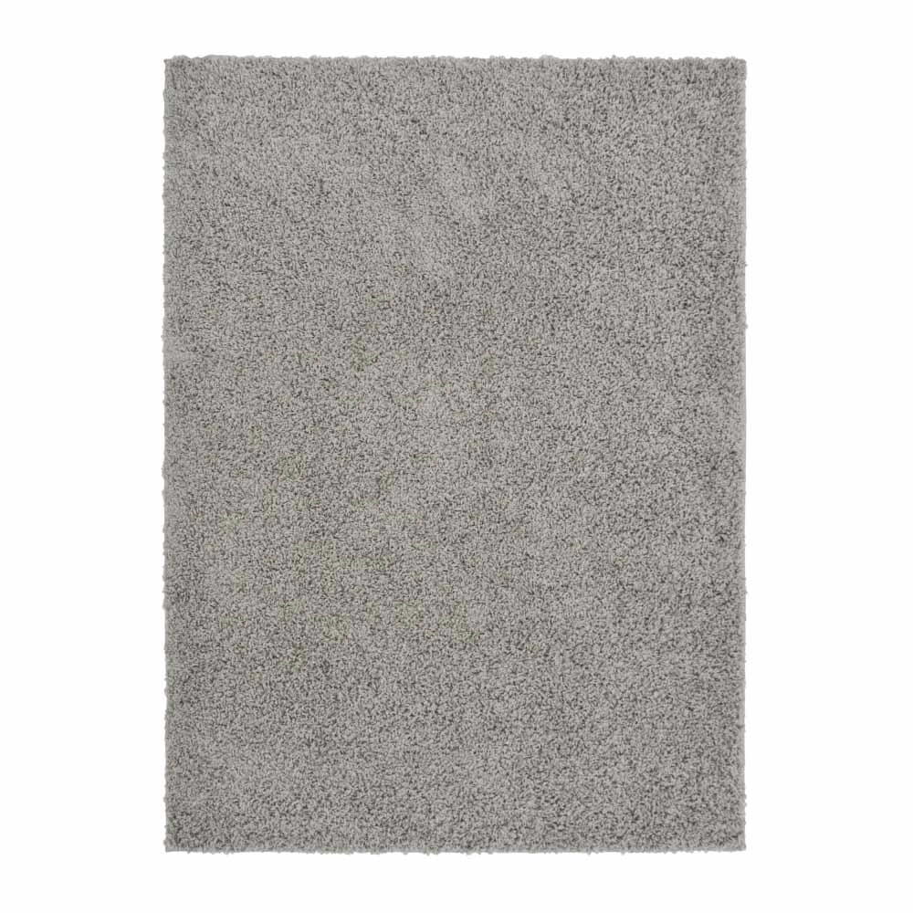 Image of Shaggy Rug Grey 120 x 170cm 100% POLYPROPYLENE PILE