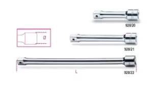 Image of Beta Tools 928/22 3/4" Square Drive Extension Bar 380mm 009280825