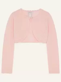 Image of Monsoon Girls Niamh Cardigan - Pink, Size Age: 5-6 Years, Women